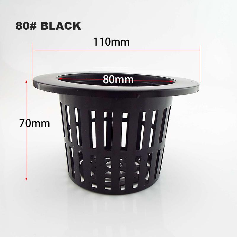 10pcs Hydroponic Mesh Pot Vegetable Planting Basket Soilless Cultivation Plastic Plant Rooter Cup Plant Cultivate Pot