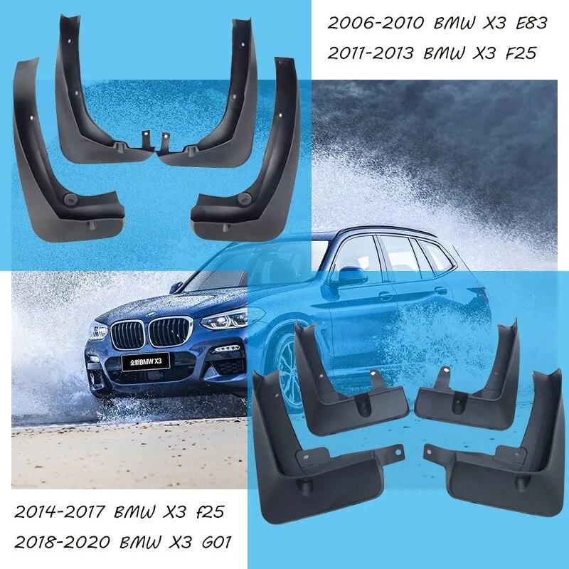 For BMW X3 E83 F25 G01 Mudguards X3 E83 F25 G01 Mud Flaps Bmw E83 F25 G01 Car Fenders Splash Guards Auto Accessories 2006-
