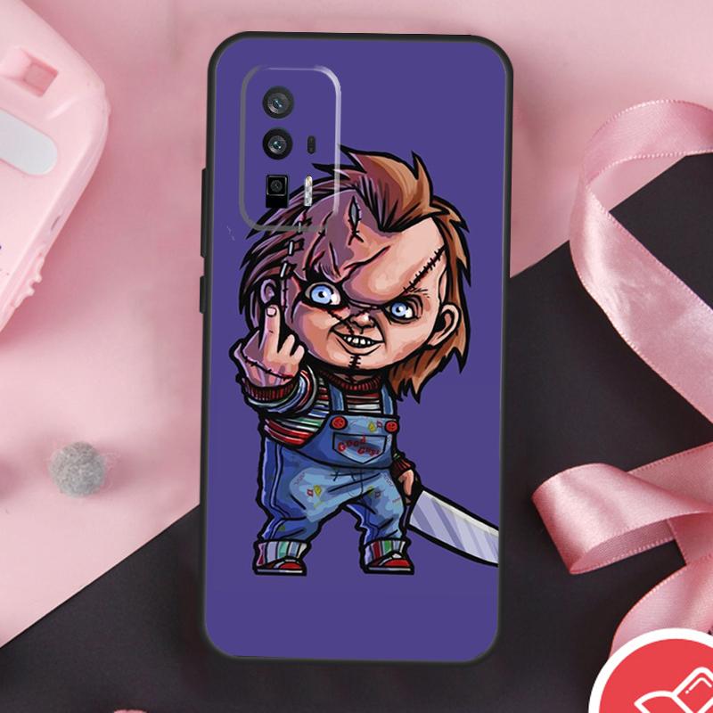 Чехол для телефона Xiaomi 13T 11T 12T Pro 12 Lite 13 14 Ultra POCO F6 F5 M6 X3 X5 X6 Pro F3 M5s с куклой Чаки из фильма ужасов