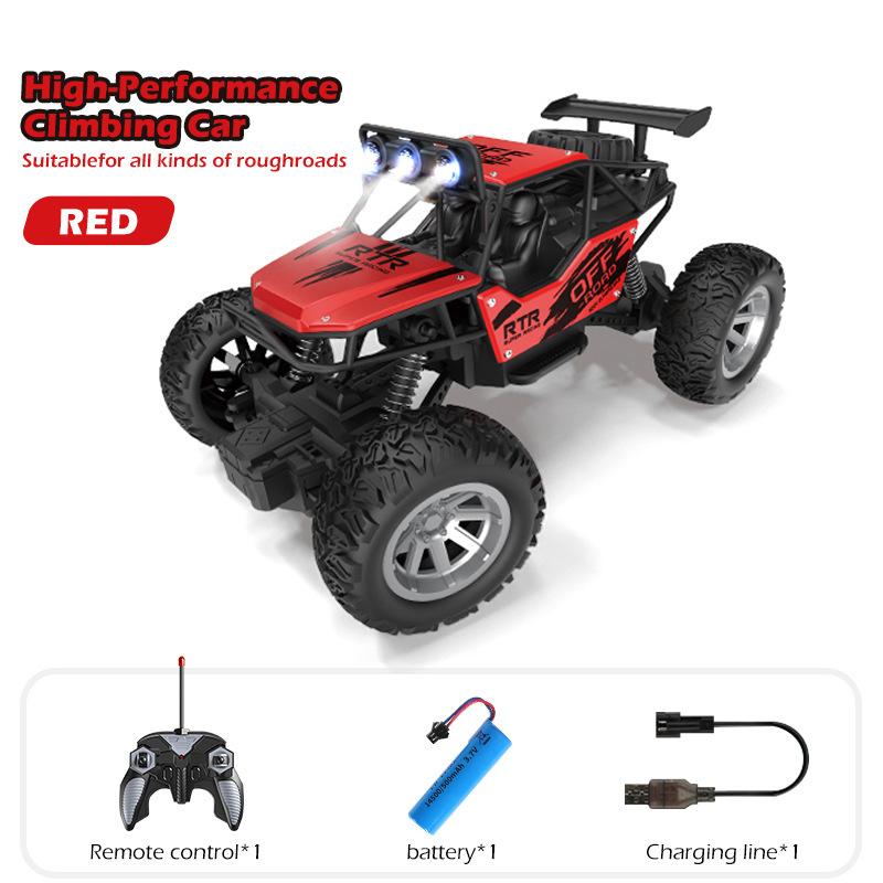 1:20 R/c Автомобиль на радиоуправлении из сплава, Полнофункциональный радиоуправляемый высокопроизводительный внедорожник, Светодиодный фонарь на крыше, Рождественский подарок