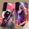 Чехол для мобильного телефона с аниме-девушкой для Samsung Galaxy S26 S25 S24 S23 S22 S21 S20 Note20 Plus FE Ultra Стеклянный Цветной Чехол