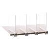 1/2/4pcs Acrylic Dividers Shelf Divider for Closets Organizer Shelf Dividers Closet Separators Bookcase Shelf Divider