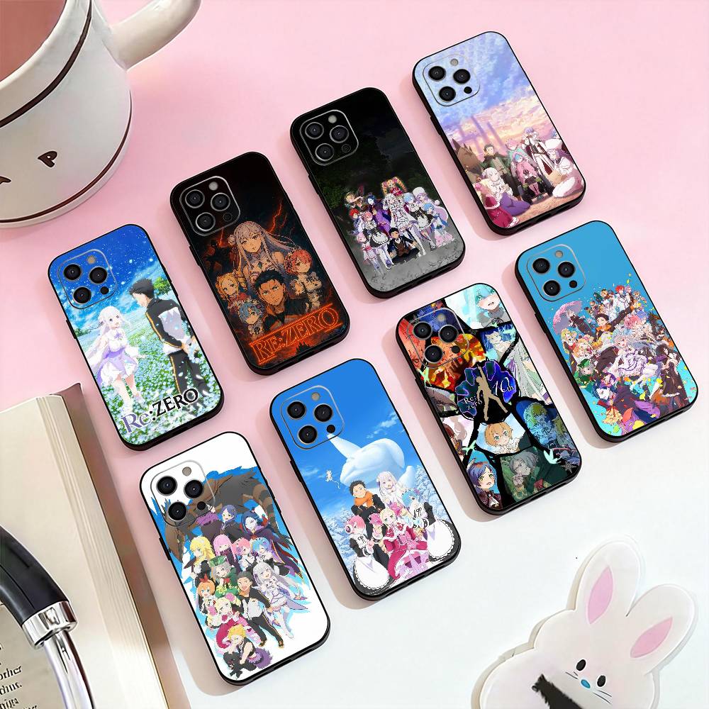 Чехол для телефона Re Z-ZERO Starting Life in Another World для iPhone 17,16,15,14,13,12,11 Plus,Pro,Max,XS Силиконовый Мягкий Чехол