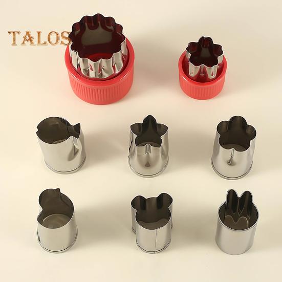 8 шт./компл. овощерезка, анти-деформация, выпекание, гладкий край, легкий торт, тиснение, кухонный инструмент