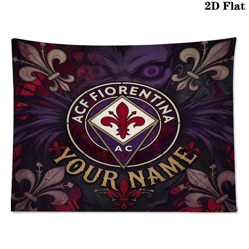 Custom Name ACF Fiorentina Printed Tapestry – Wall Hanging for Bedrooms, Dorms, and Home Decor