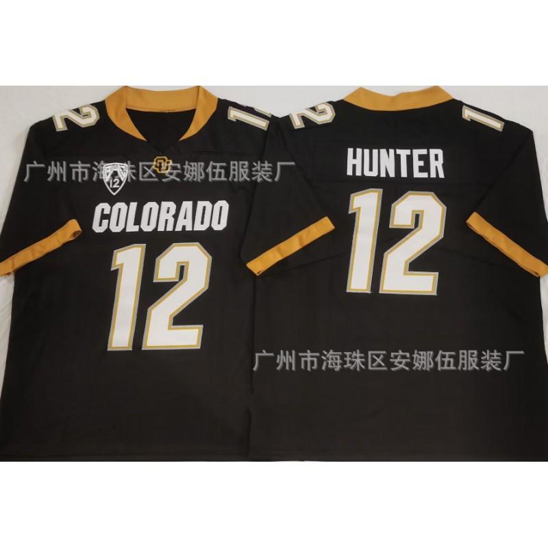 Colorado Buffaloes Football Jersey Mens Cotton Athletic Top Rugby Training Game Day Wear
