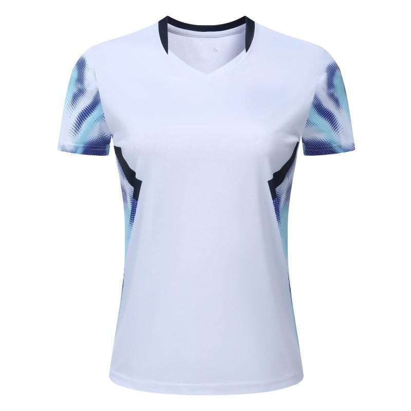 Quick-Dry Badminton Shirt Men Women Kids Breathable Sport Tee With Custom Print Stripe Design