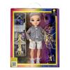 Rainbow high s23 fashion doll - poupée 27 cm aiden russel (amethyste) - 1 tenue, 1 paire de chaussures et des accessoires
