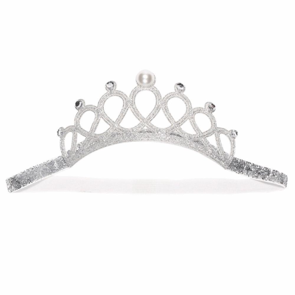 Rhinestone Baby Headband Glitter Pearl Infant Headwear New Elastic Turban  Children Toddler