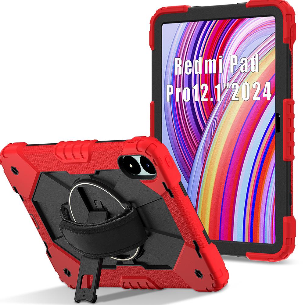 Совместимо с Redmi Pro 12,1 дюйма, Redmi SE 8,7 и Redmi Pad 2: Чехол для планшета с ремешком для руки и подставкой.