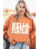 Свитшот с графическим принтом HELLO PUMPKIN