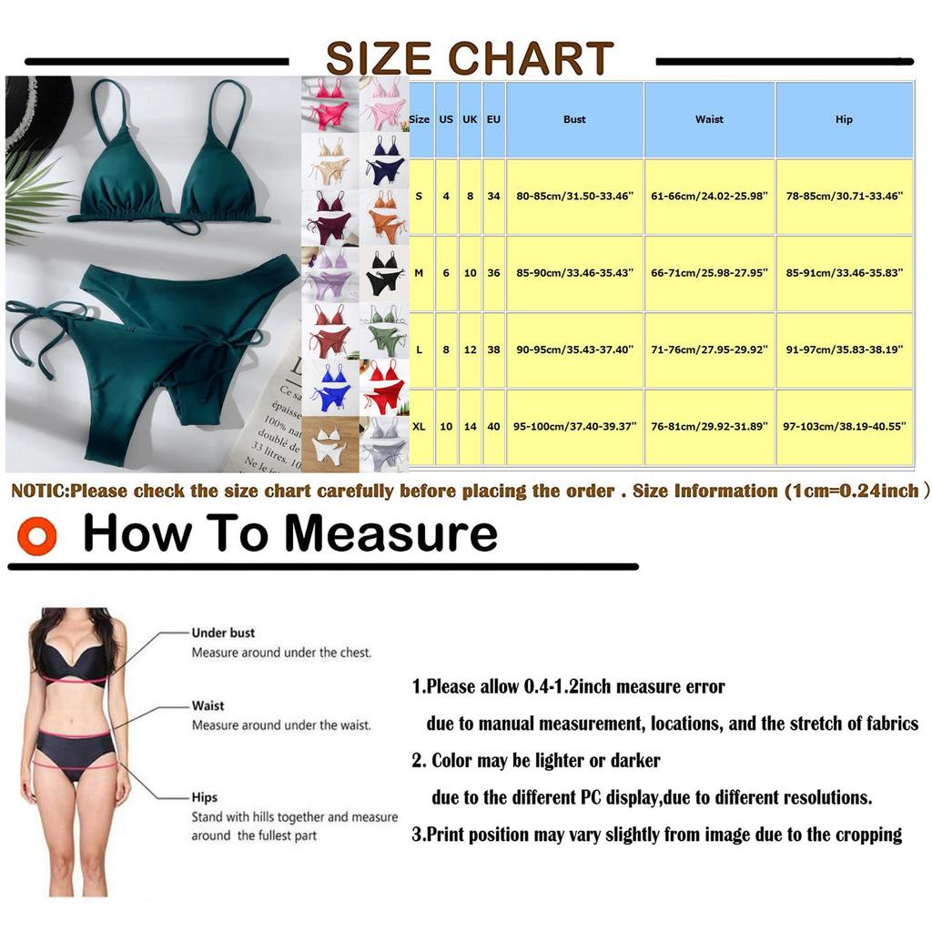 Women's Summer Fashion Sexy Solid Color Backless Lace-up  Waist Adjust Buckle Sling  Bikini Three-pieces Swimsuit