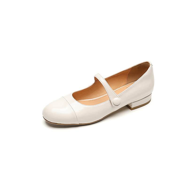 Krazing Pot Летняя обувь на низком каблуке из коровьей кожи с круглым носком, женские туфли Мэри Джейн с пряжкой и ремешком