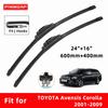 Car Wipers Double Rubber for Avensis 2 Corolla 120 Front Brushes Cutter Automobiles Parts Accessories Windscreen Wipers Wear Parts