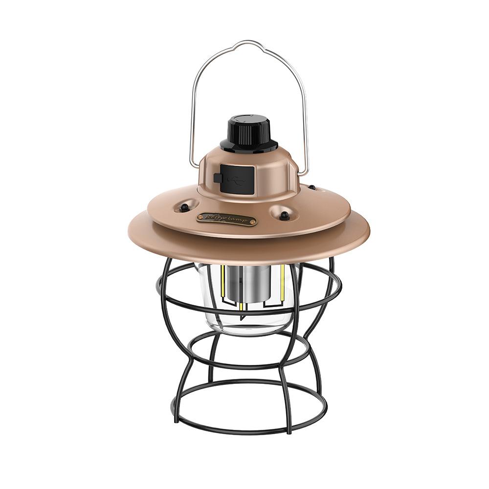 Retro horse lantern outdoor camping light tent light camp light atmosphere light rechargeable camping light LED lighting hanging lantern