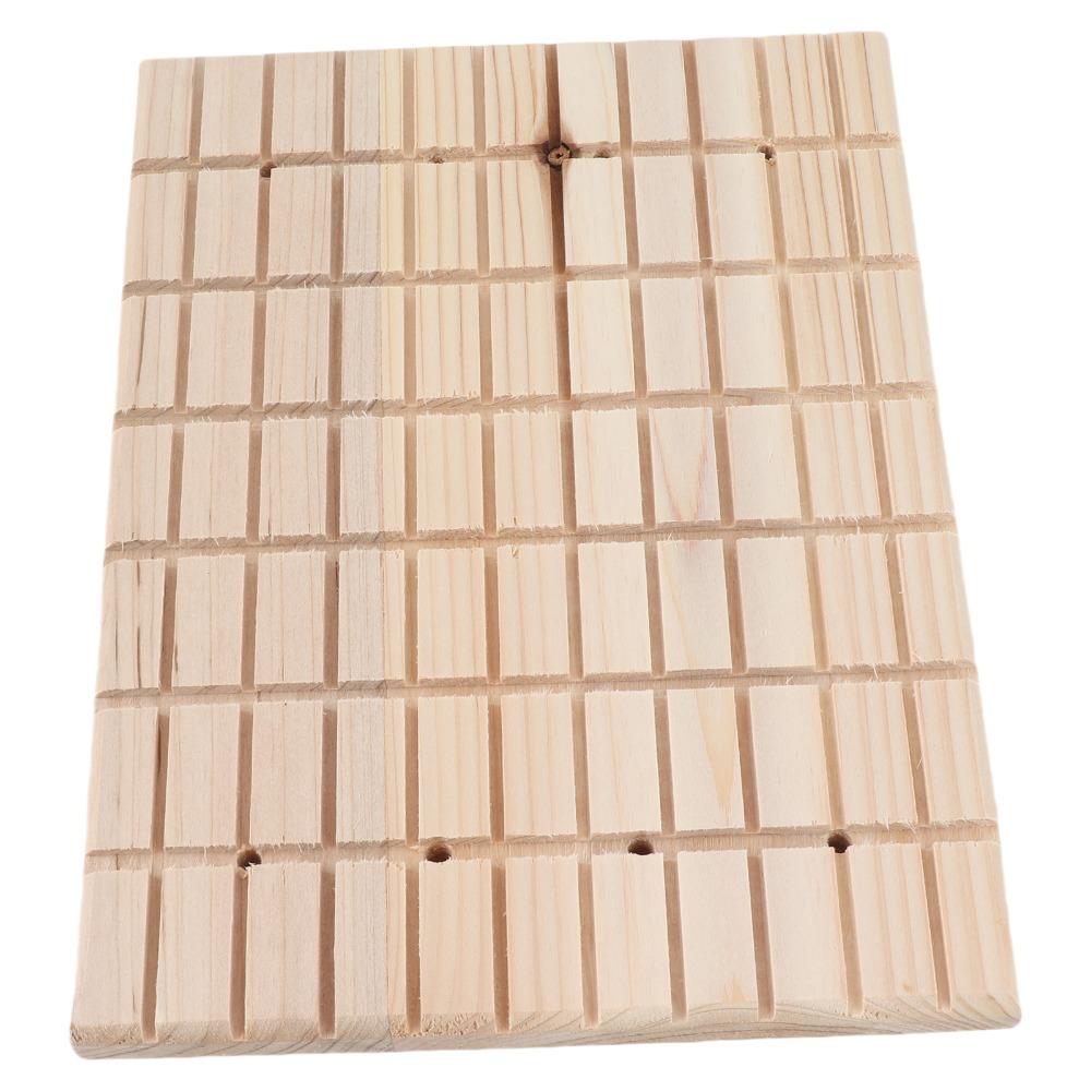 Rectangle Wooden Scratching Board Wood Wooden Claws Board Pet Scratching Board Pet Play Toy