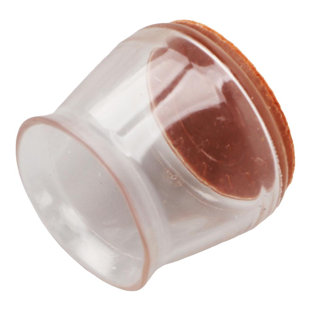 36pcs Silicone Chair Leg Cover Elastic Soft Transparent Chair Feet Protector for Home Office Hotel