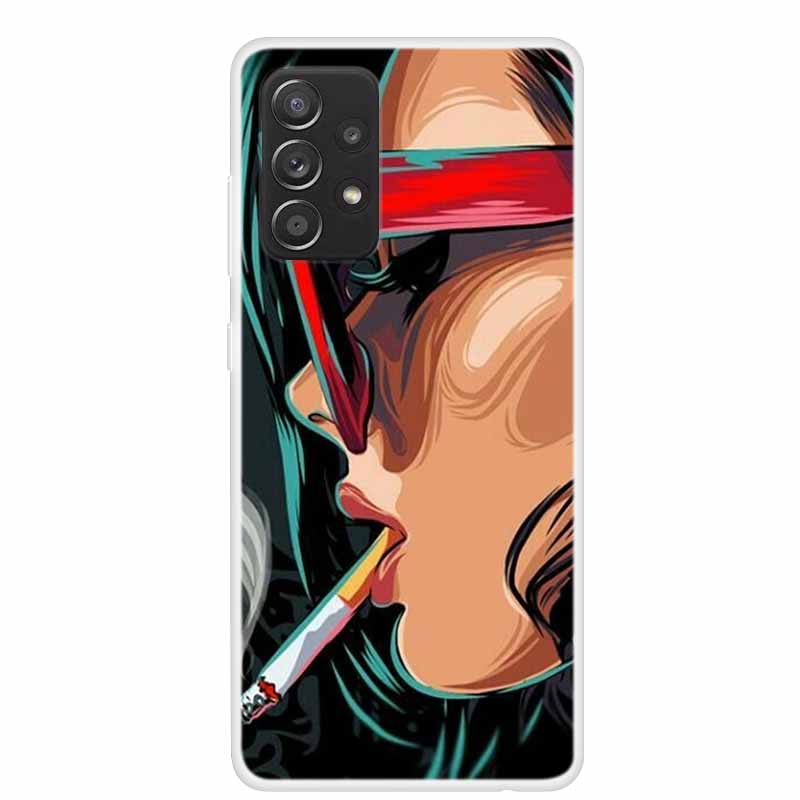 For Samsung Galaxy A33 5G Case Animals Silicone TPU Soft Phone Back Cover Case For Samsung A 33 5G Funda Shockproof Bumper Coque