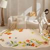 Carpet for Living Room Large Size Flower Shaped Carpets Cute Home Decoration Rug Bedroom Bedside Floor Mat Alfombra De Salón