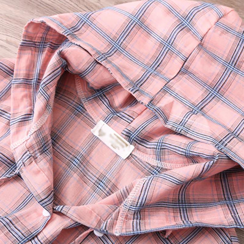 Рубашка для защиты от солнца, женская клетчатая рубашка с капюшоном и длинными рукавами, свободный топ, одежда для защиты от солнца, тонкое пальто, кардиган