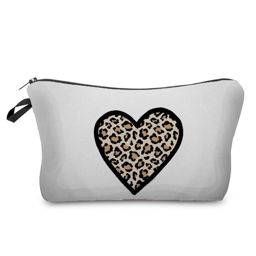 Women Flower Print Cosmetic Bag Toiletries Organize Travel Storage Case 6669