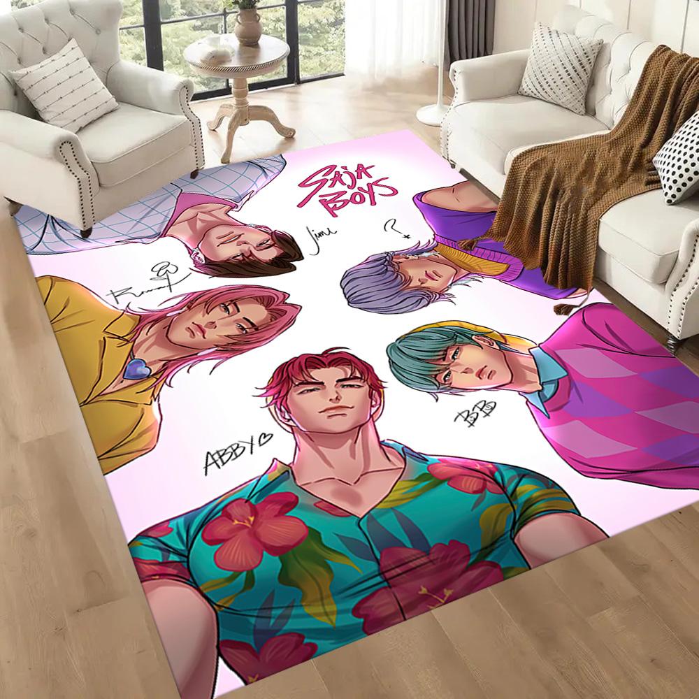 Saja Boys9 Square rugs are a great choice for living rooms, bedrooms, home décor, and as gifts