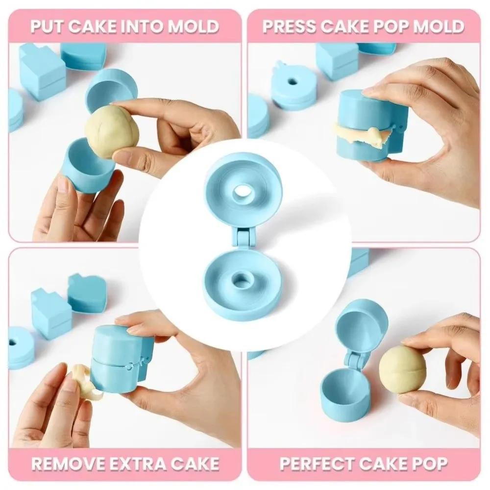 Новая форма для кейк-попсов из PLA, ручная работа, DIY, форма для мусса, легко снимается, форма для приготовления десертов, конфет