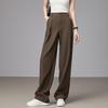 Demana Women's Mid-Waist Straight Casual Pants
