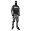 Adult Men SWAT Team Special Forces Uniform Police Military Fancy Dress Costume Outfit