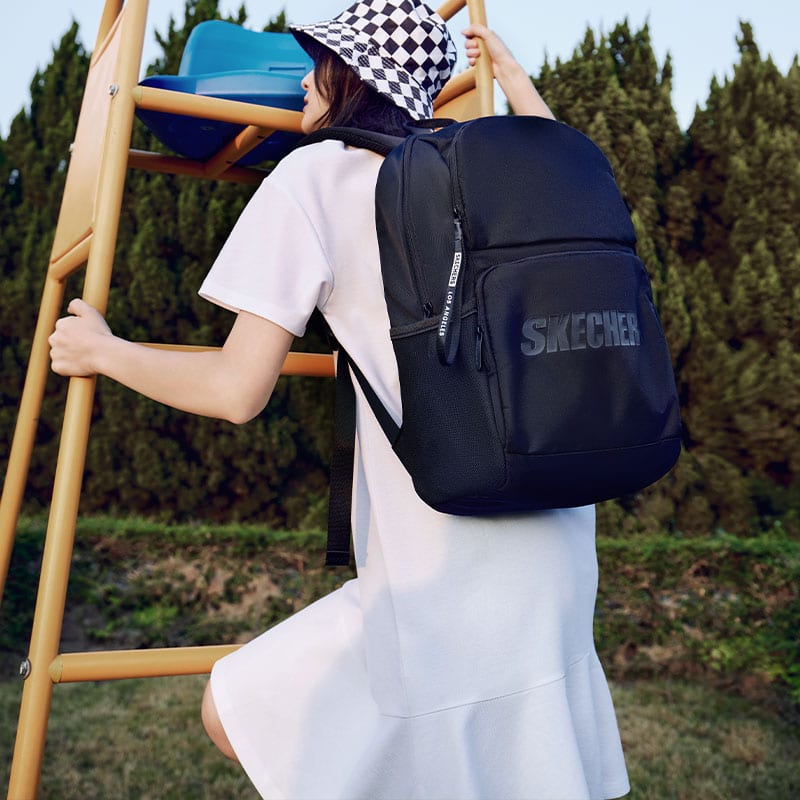 Skechers Fabric Backpack Regular Unisex Carbon Black L320U196-0018