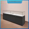 Tempered Glass Display Cabinet for Jewelry & Museum Relics - Dustproof Stand for Shopping Malls & Specialty Stores