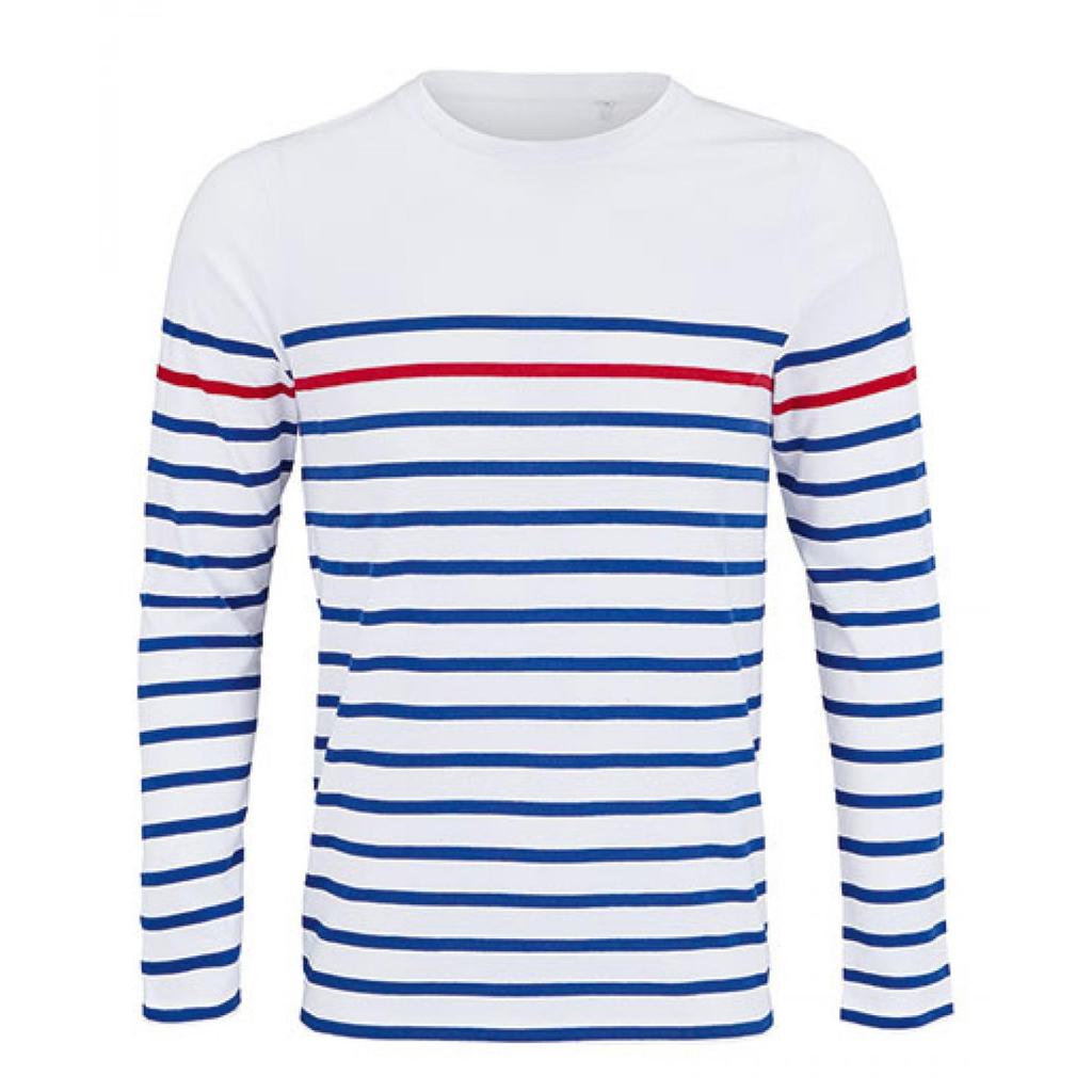 Mens Matelot Striped Long-Sleeved T-Shirt