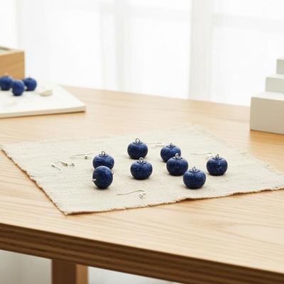 10/20 шт. Милый подвеска-фрукт или еда, 3D-шармы из смолы в виде черники, DIY для сережек, ожерелий, украшений, аксессуаров