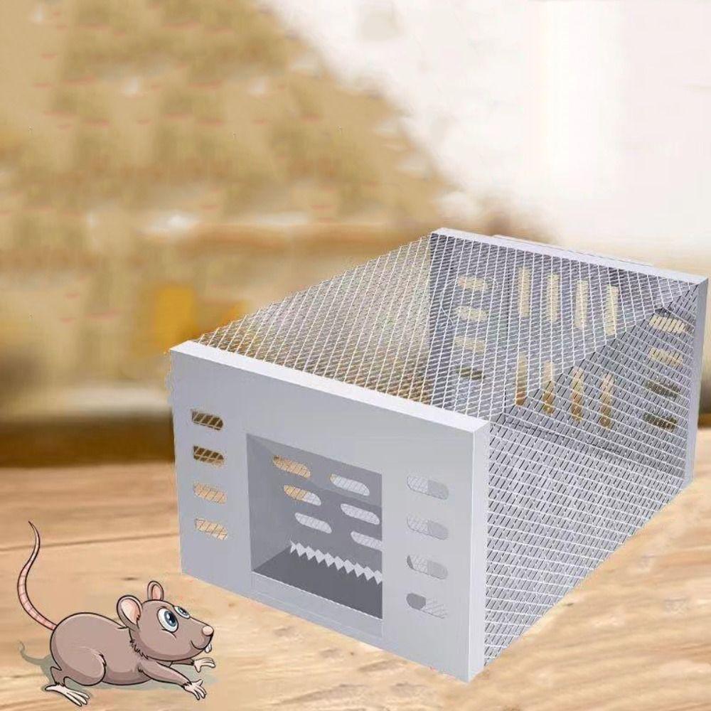 Большая космическая мышеловка, автоматическая крысоловка, клетка, высокоэффективный артефакт для ловли крыс, бытовая техника