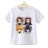 Kimetsu No Yaiba Shirt Boys Demon Slayer Anime T Shirt Fashion Japan Harajuku Children Ropa De Demon Slayer Tshirt for Kids Boys