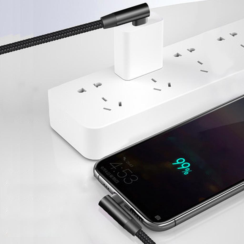 Кабель USB C - USB C, зарядный кабель 60 Вт 10 Гбит/с, быстрая зарядка, двойной угол 90°, кабель Type C - Type C, кабель для передачи данных