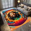 Vibrant Bob Marley Art Print carpet Suitable for all seasons Living room and bedroom mats Room Dormitory decoration Bathroom mat