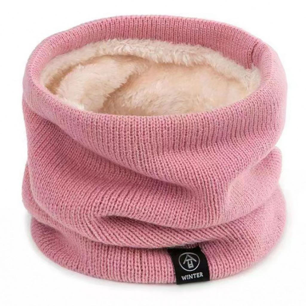 Fashion Women Knitted Scarf Solid Cashmer Like Winter Snood Scarves Lady Warm Wool Fur Thick Unisex Men Neck Scarfs Ring