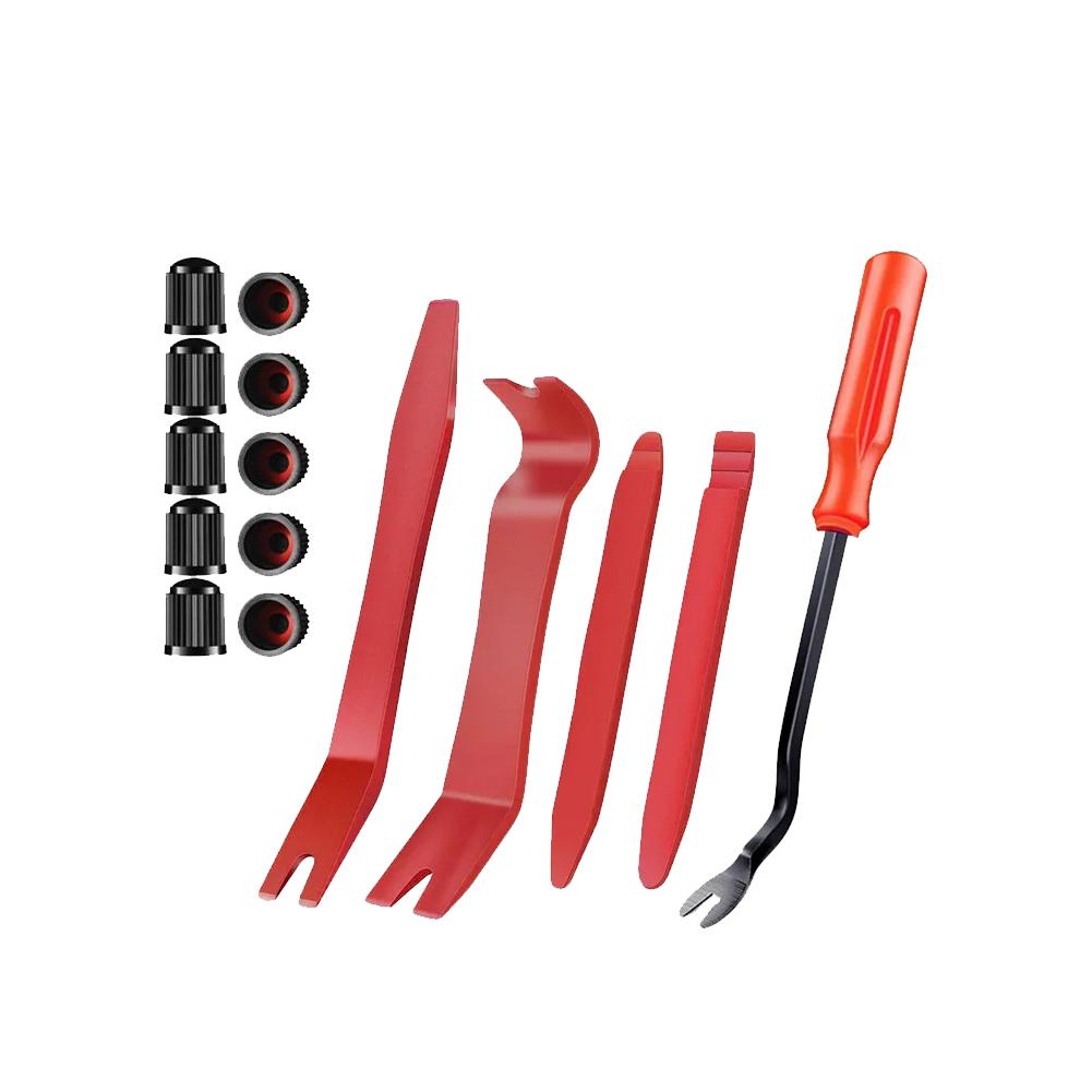 Портативный набор инструментов для снятия панелей автомобиля Съемник гвоздей Установщик радио Клипса Ремонт двери Снятие Отделка приборной панели Аудиоинструмент Рычаг Ручной C6C4