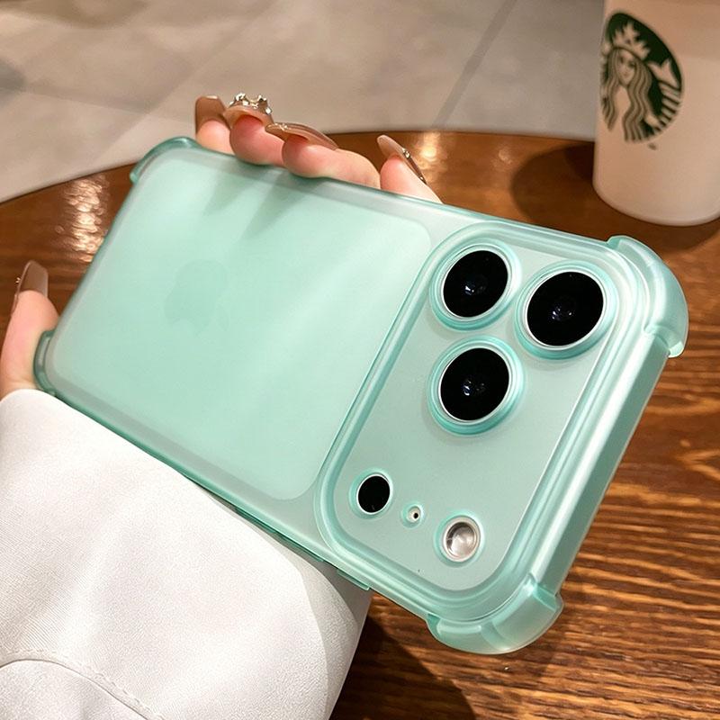 Transparent Liquid Silicone Soft Case For For Iphone 17 Air 17E 16 16E 15 14 Plus 13 12 11 Pro Max Candy Color Shockproof Cover Capa