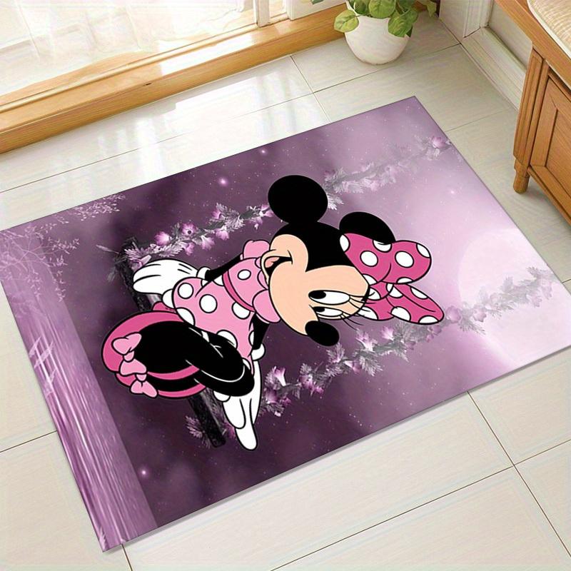 1pc. Cute Minnie Mouse Pink Polka Dot Rug for Home Decor, Office Carpet, Chair Cover, Outdoor Mat, Gift Ideaz0410161