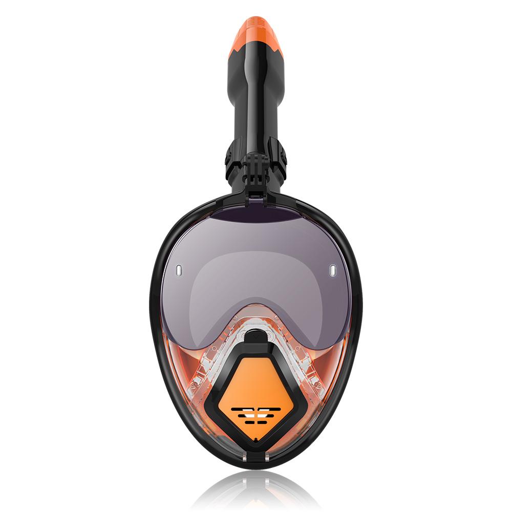 Профессиональная маска для подводного плавания с маской и трубкой, подводная полнолицевая маска для подводного плавания, противотуманные очки для взрослых, плавательное снаряжение