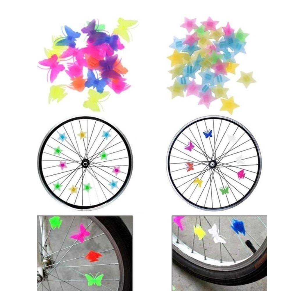 Bike Spokes Reflectors Bicycle Cycling Wheel Wire Reflective Stickers Tapes Cycling Accessories