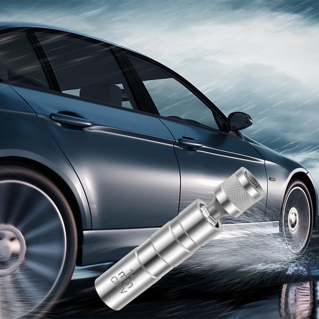 Торцевая головка для свечей зажигания 14 мм 16 мм Поворот на 360° Инструмент для снятия торцевой головки свечи зажигания Магнитная торцевая головка для свечей зажигания Инструмент для установки для мотоцикла