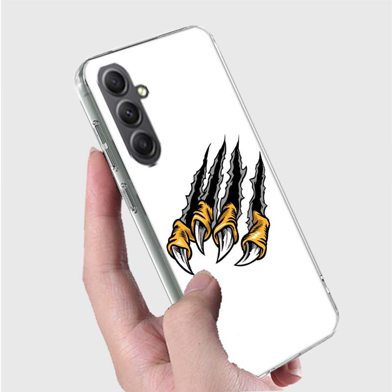 Fierce Beast Claws Scratch Marks Phone Case for Samsung A16 A26 A36 A56 A17 A37 A57 A07 A06 A02S A03 A04S A05S Galaxy Note 20 10