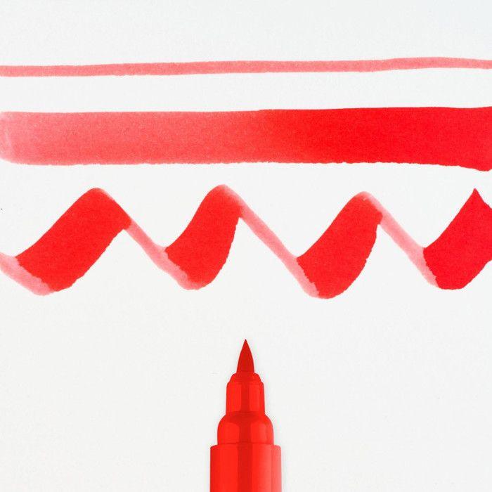 Aquarelle liquide brosse stylo - Royal Talens - Scarlet 334 - Couleur principale: Rouge