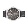 Mathey-Tissot Мужские кварцевые часы Urban Moon с кожаным ремешком и черным циферблатом H411LAN