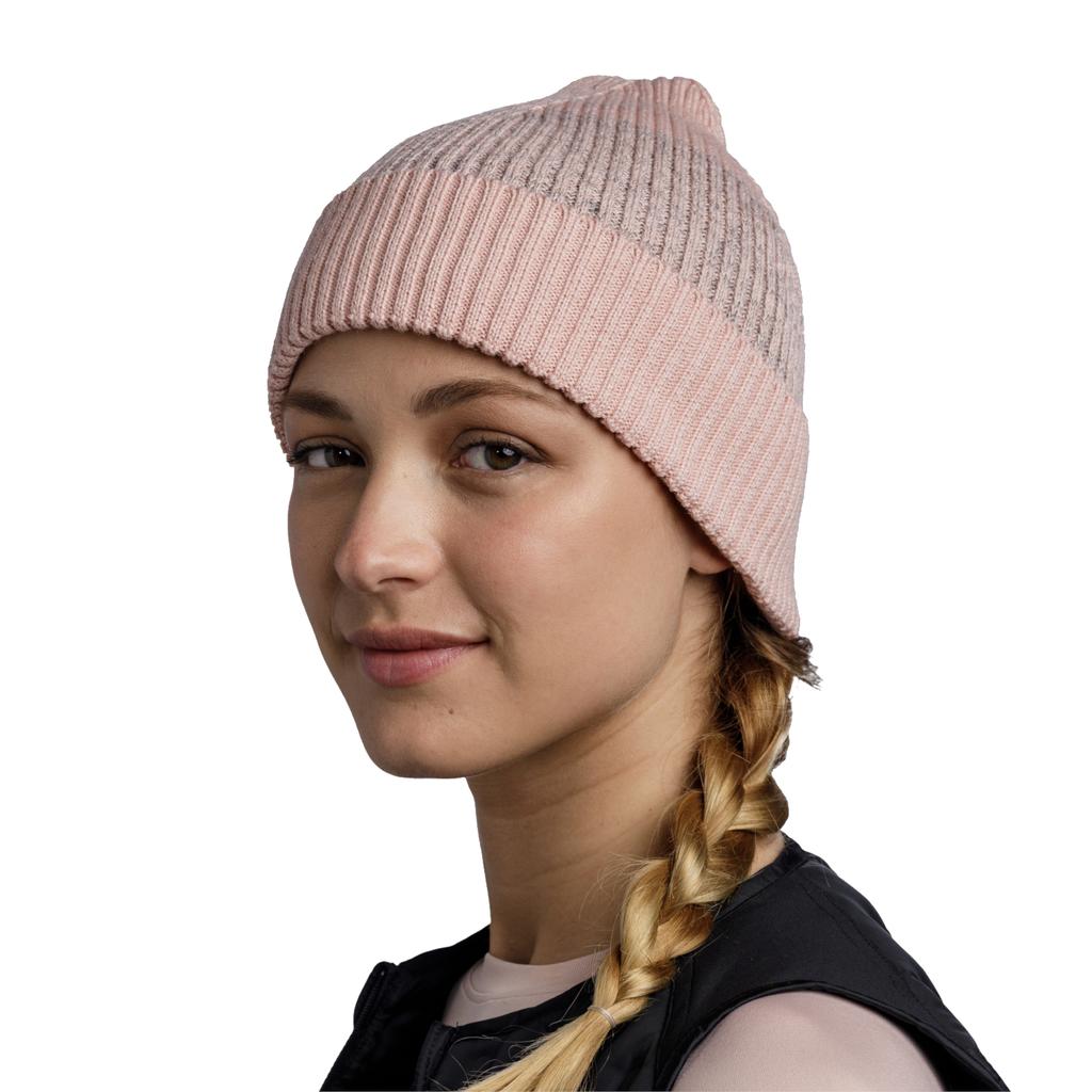 BUFF Шапка-бини Merino Active Hat, розовая кепка унисекс