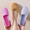 Hole Shoes Women's Summer Beach Shoes Mother Work Nurse Shoes Integrated Flat Bottom Breathable Thick Sole Soft Sole Bag Head Sandals Women