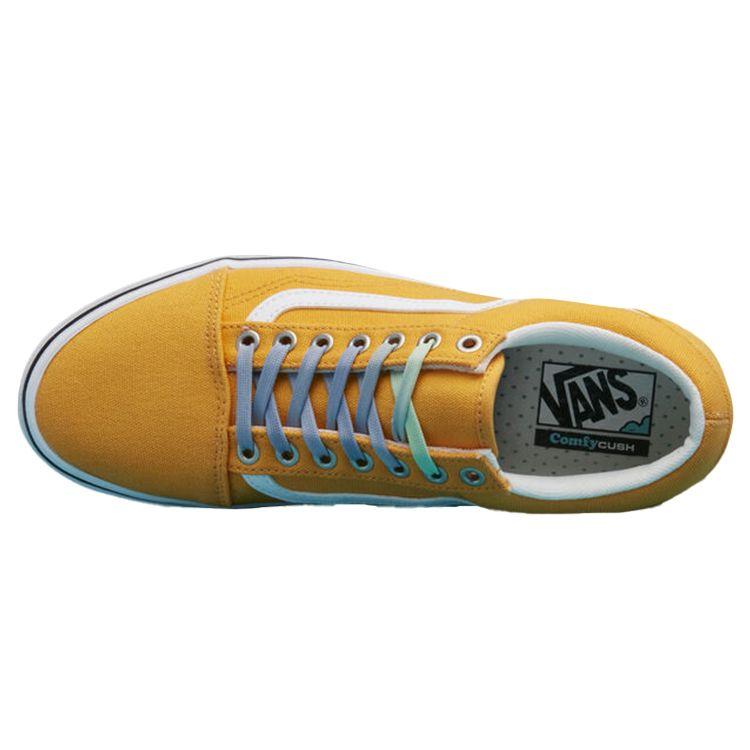 Vans Old Skool Canvas Simple Casual Low Top Skate Shoes Unisex sneaker Bright-Yellow VN0A3WMA4BM